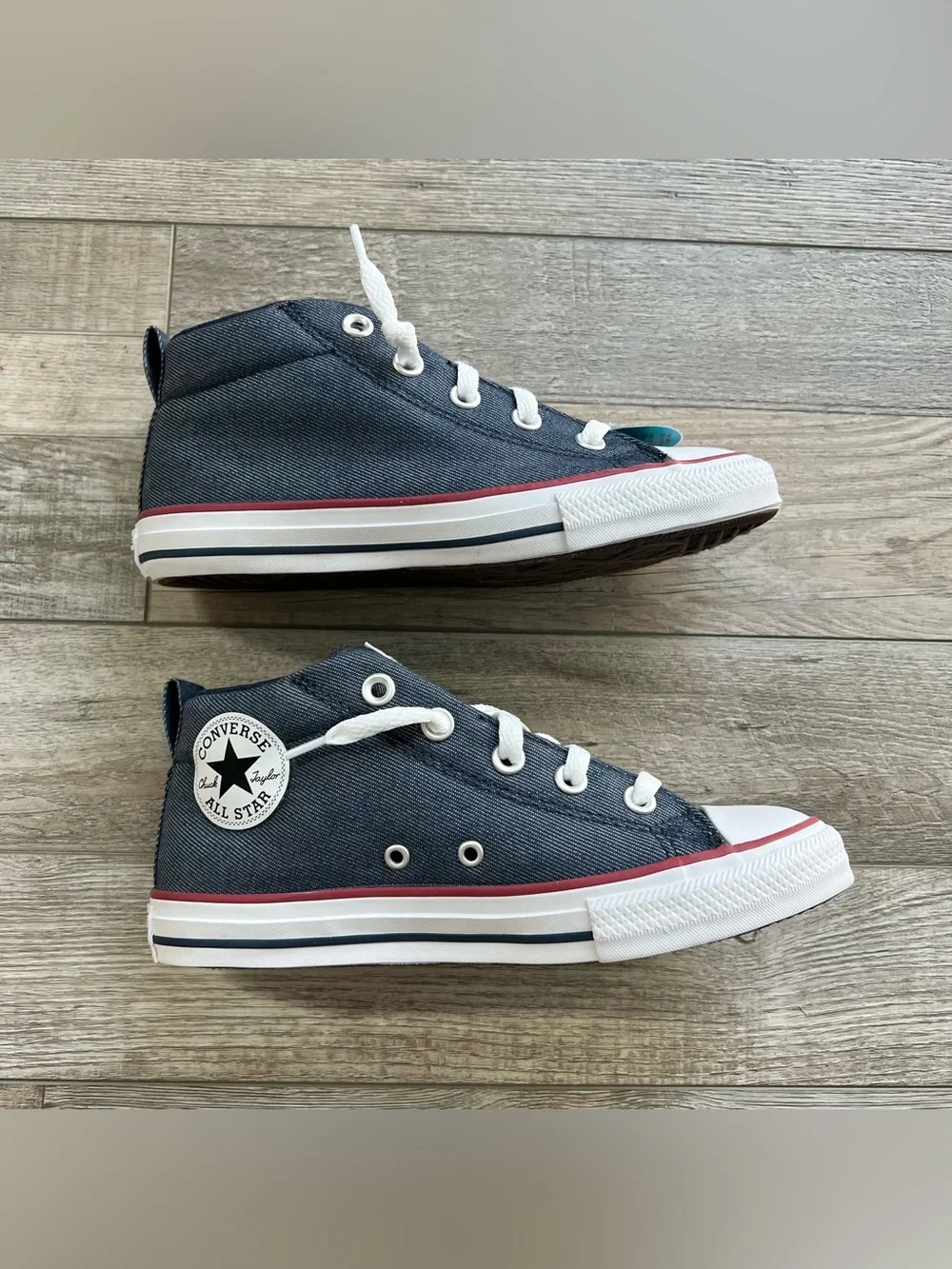 NIB Converse Boys Chuck Taylor Twill Street Shoes Size 3